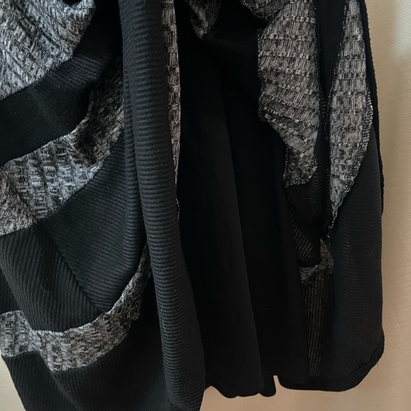 🔴 Westport Black and Grey Long Sleeve Dress Size Large Petite - Picture 3 of 8